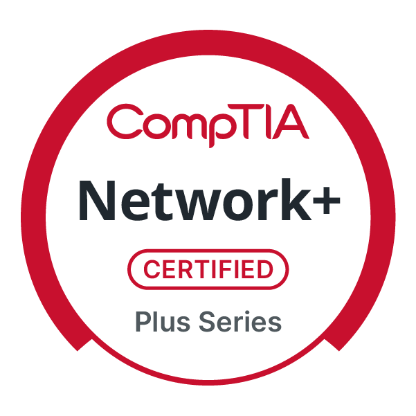 CompTIA Network+ Certified badge